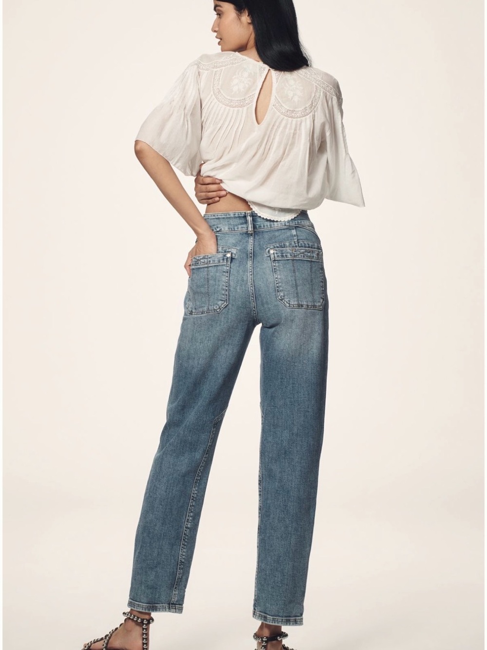 Pilcro Wanderer Mid-Rise Relaxed Jeans